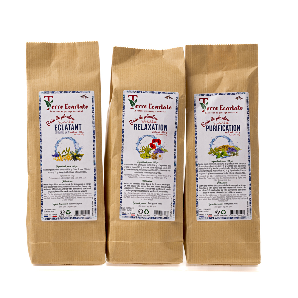 Photo Pack de 3 bains de plantes